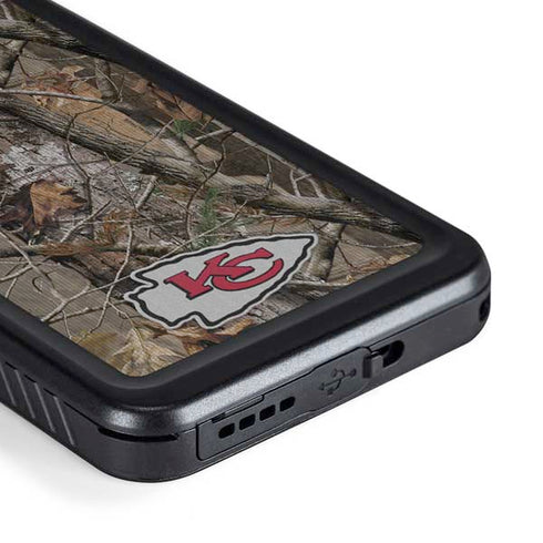 NFL Kansas City Chiefs Realtree AP Camo Galaxy S23 Plus Waterproof Case