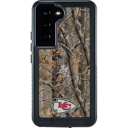 NFL Kansas City Chiefs Realtree AP Camo Galaxy S23 Waterproof Case