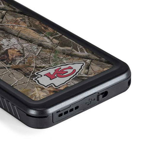NFL Kansas City Chiefs Realtree AP Camo Galaxy S23 Waterproof Case