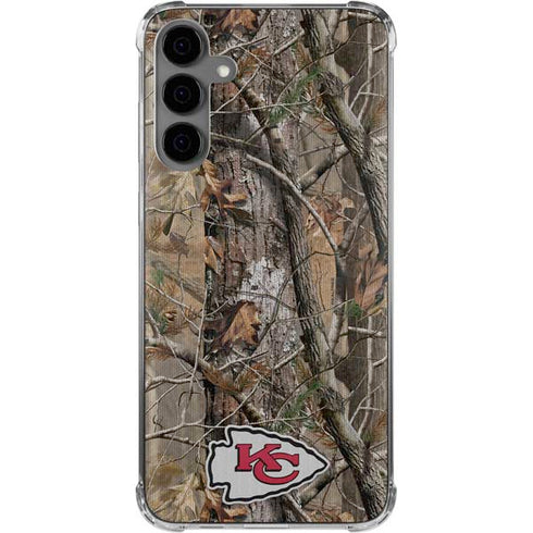 NFL Kansas City Chiefs Realtree AP Camo Galaxy S24 Plus Clear Case