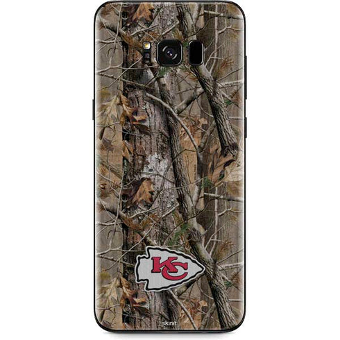 NFL Kansas City Chiefs Realtree AP Camo Galaxy S8 Plus Skin