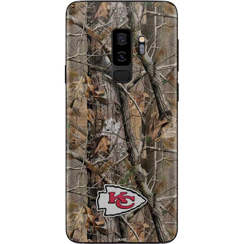 NFL Kansas City Chiefs Realtree AP Camo Galaxy S9 Plus Skin