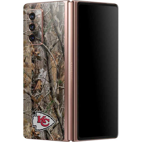 NFL Kansas City Chiefs Realtree AP Camo Galaxy Z Fold2 5G Skin