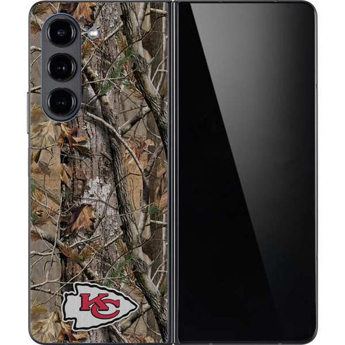NFL Kansas City Chiefs Realtree AP Camo Galaxy Z Fold5 5G Skin
