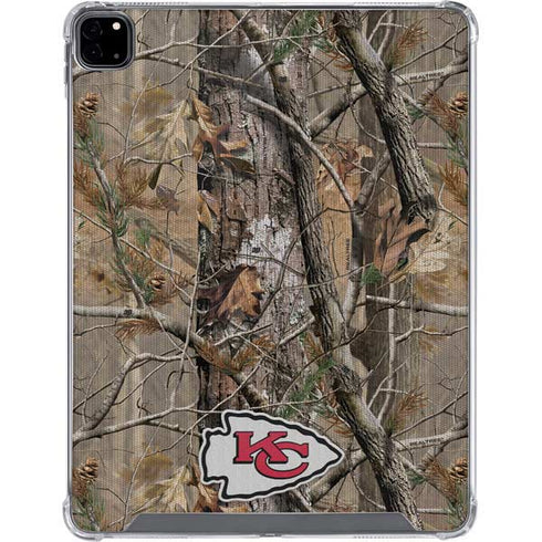 NFL Kansas City Chiefs Realtree AP Camo iPad Pro 12.9in (2020) Clear Case