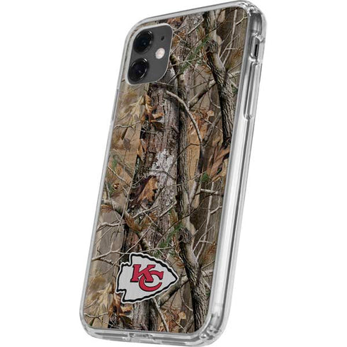 NFL Kansas City Chiefs Realtree AP Camo iPhone 11 Clear Case