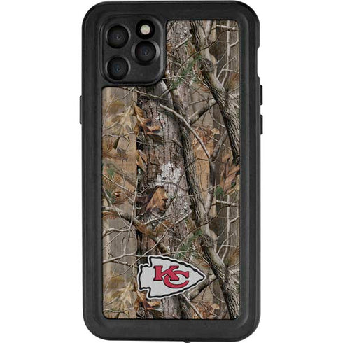 NFL Kansas City Chiefs Realtree AP Camo iPhone 11 Pro Max Waterproof Case