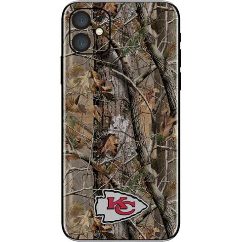 NFL Kansas City Chiefs Realtree AP Camo iPhone 11 Skin