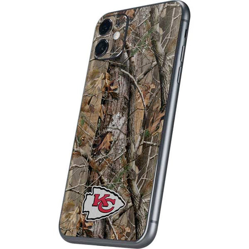 NFL Kansas City Chiefs Realtree AP Camo iPhone 11 Skin