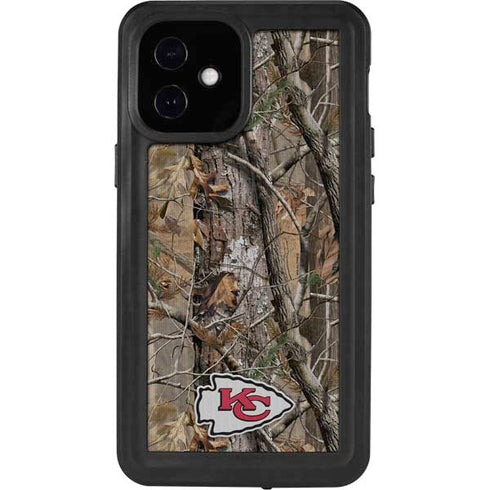 NFL Kansas City Chiefs Realtree AP Camo iPhone 12 Mini Waterproof Case