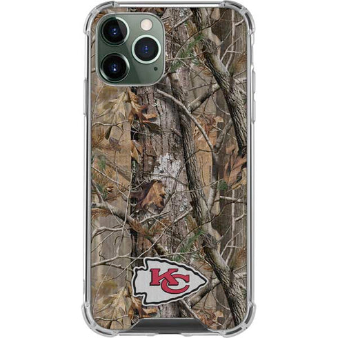 NFL Kansas City Chiefs Realtree AP Camo iPhone 12 Pro Max Clear Case