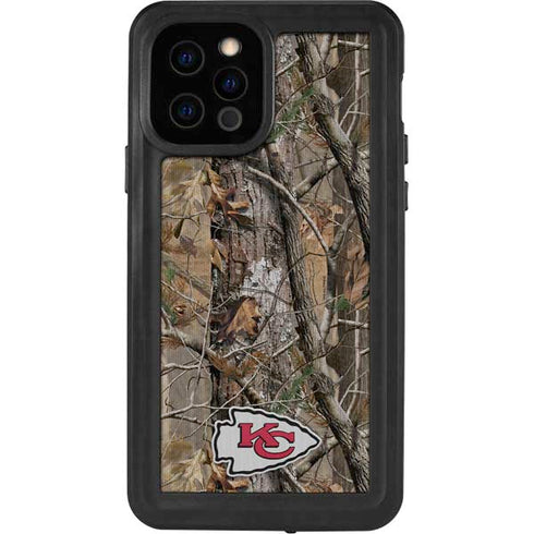 NFL Kansas City Chiefs Realtree AP Camo iPhone 12 Pro Waterproof Case