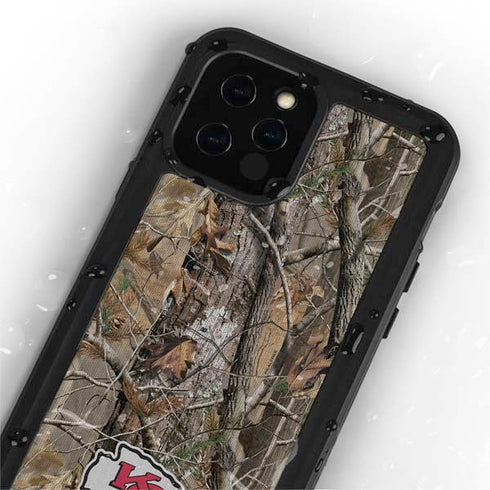 NFL Kansas City Chiefs Realtree AP Camo iPhone 12 Pro Waterproof Case