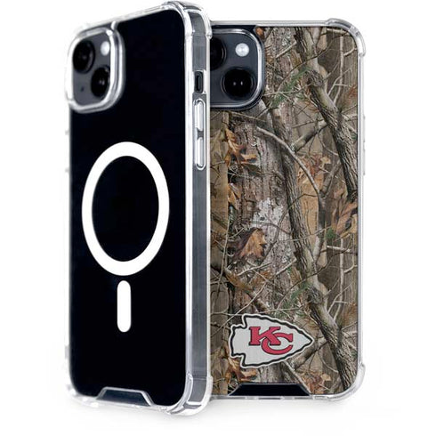 NFL Kansas City Chiefs Realtree AP Camo iPhone 15 MagSafe Case