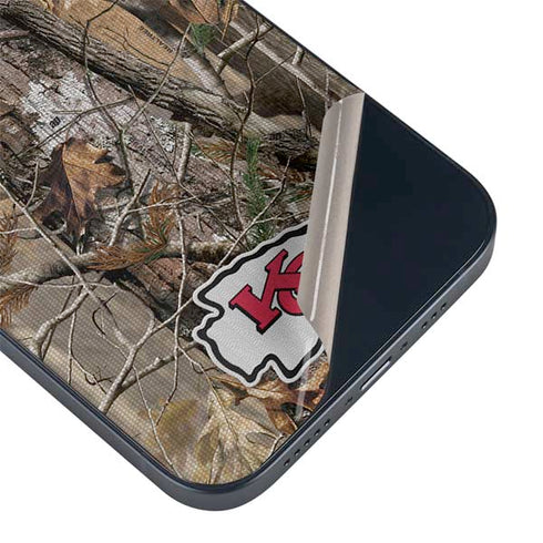 NFL Kansas City Chiefs Realtree AP Camo iPhone 15 Plus Skin
