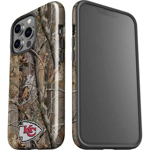 NFL Kansas City Chiefs Realtree AP Camo iPhone 14 Pro Impact Case