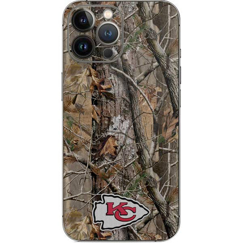 NFL Kansas City Chiefs Realtree AP Camo iPhone 14 Pro Max Skin