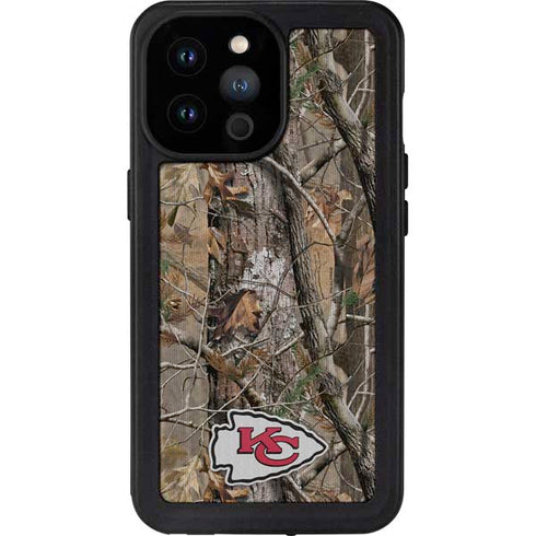 NFL Kansas City Chiefs Realtree AP Camo iPhone 14 Pro Max Waterproof Case
