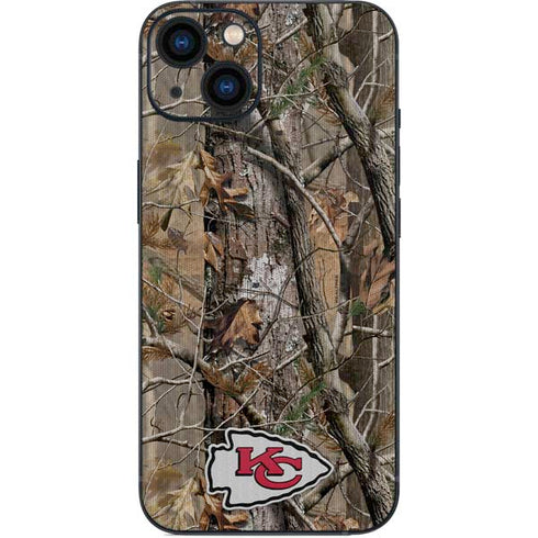 NFL Kansas City Chiefs Realtree AP Camo iPhone 14 Skin
