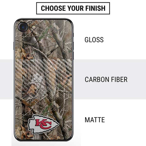 NFL Kansas City Chiefs Realtree AP Camo iPhone SE (2nd & 3rd Gen) Skin