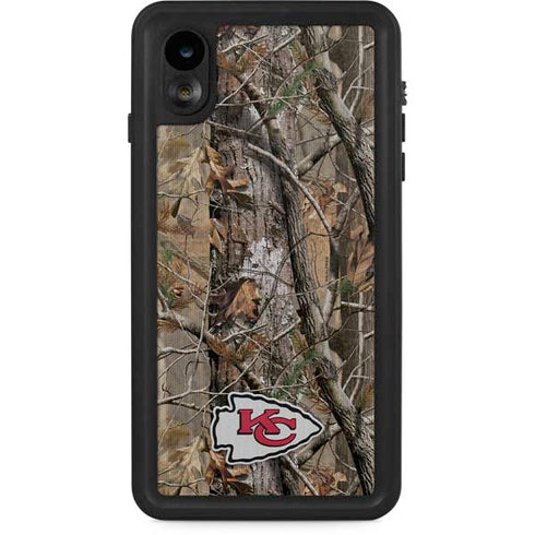 NFL Kansas City Chiefs Realtree AP Camo iPhone XR Waterproof Case
