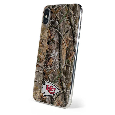 NFL Kansas City Chiefs Realtree AP Camo iPhone XS Skin