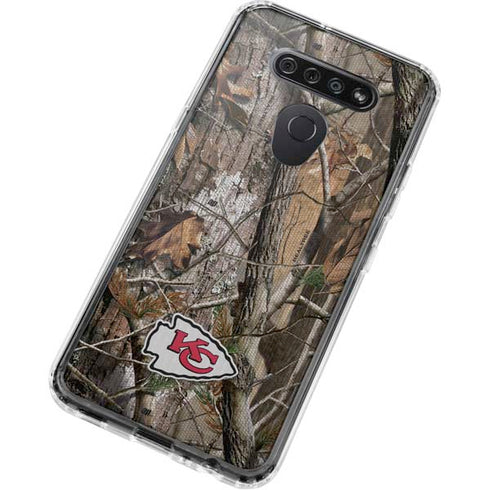 NFL Kansas City Chiefs Realtree AP Camo LG K51/Q51 Clear Case