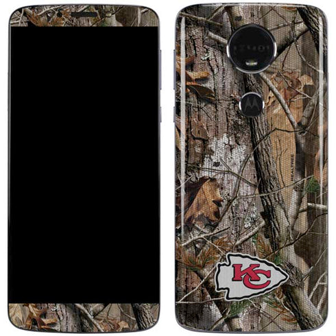 NFL Kansas City Chiefs Realtree AP Camo Moto E5 Plus Skin