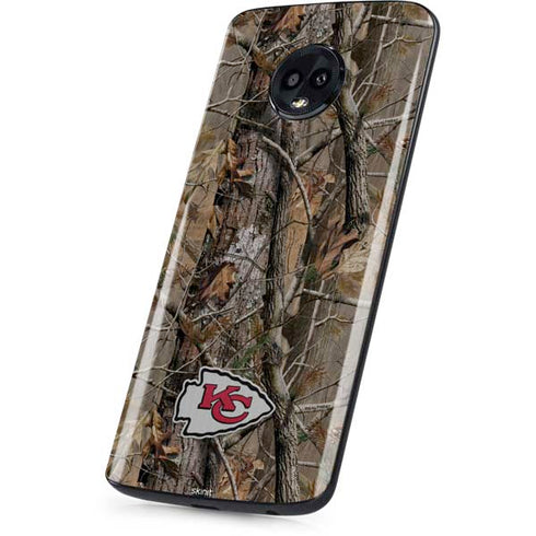 NFL Kansas City Chiefs Realtree AP Camo Moto G6 Skin