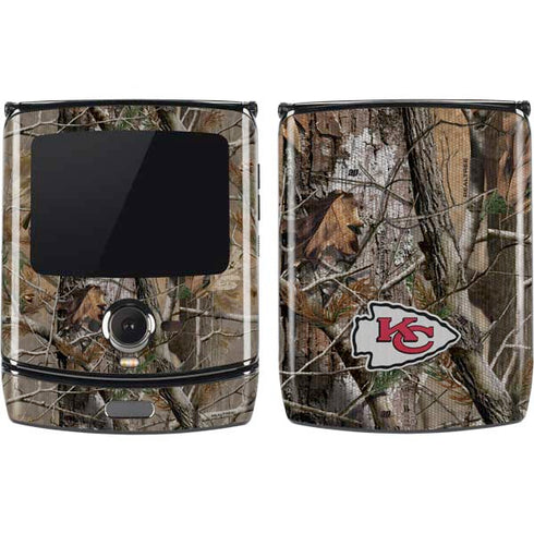 NFL Kansas City Chiefs Realtree AP Camo Motorola RAZR Skin