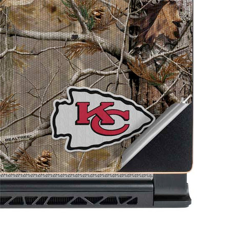 NFL Kansas City Chiefs Realtree AP Camo MSI GS65 Stealth Laptop Skin