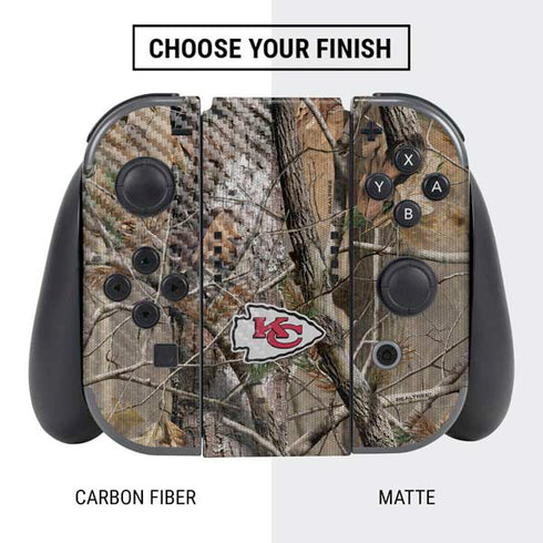NFL Kansas City Chiefs Realtree AP Camo Nintendo Switch Bundle Skin