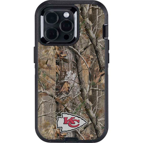 NFL Kansas City Chiefs Realtree AP Camo Otterbox Defender iPhone Skin