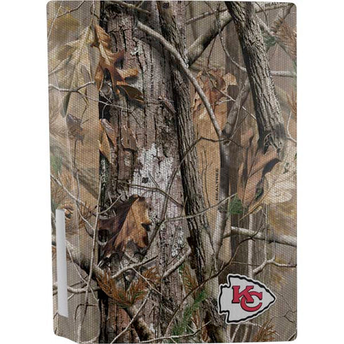 NFL Kansas City Chiefs Realtree AP Camo PS5 Console Skin