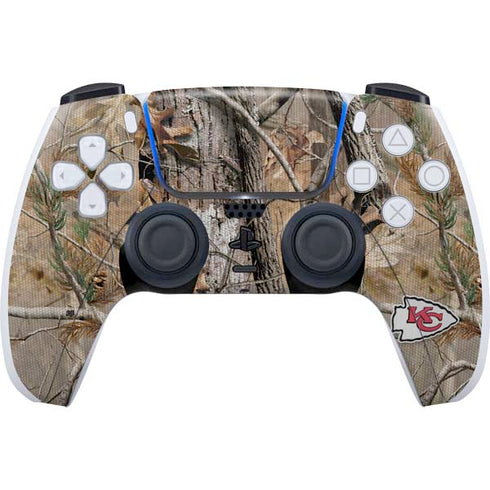 NFL Kansas City Chiefs Realtree AP Camo PS5 Controller Skin