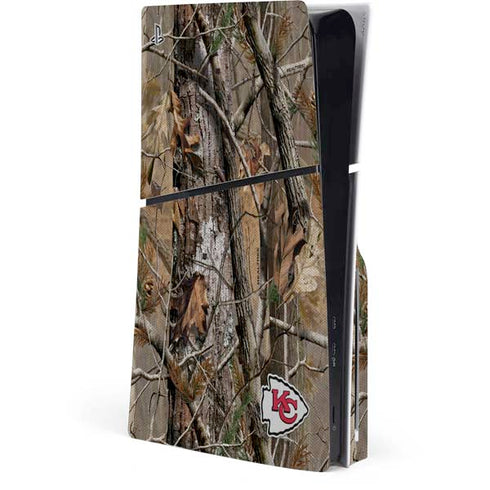 NFL Kansas City Chiefs Realtree AP Camo PS5 Slim Disk Console Skin