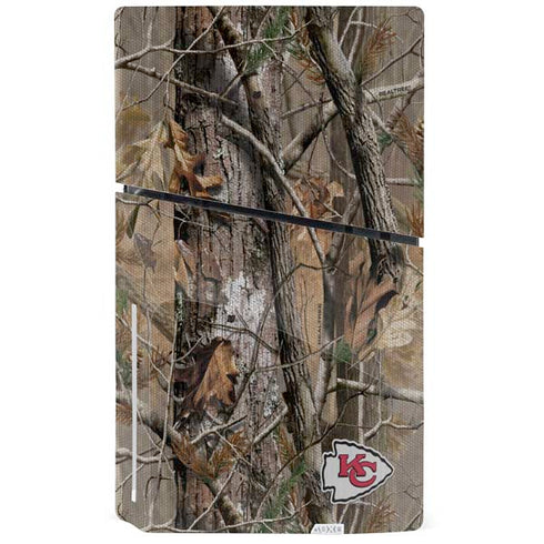 NFL Kansas City Chiefs Realtree AP Camo PS5 Slim Disk Console Skin