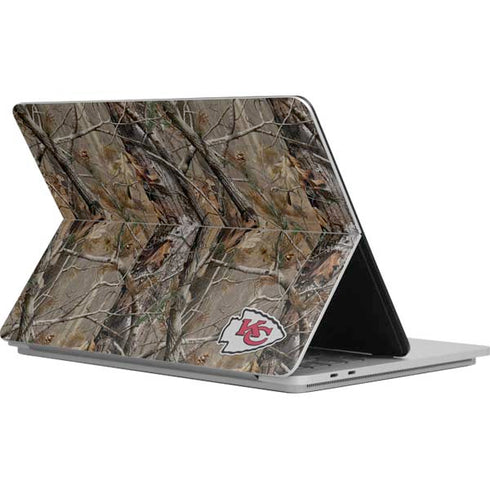 NFL Kansas City Chiefs Realtree AP Camo Surface Laptop Studio Skin