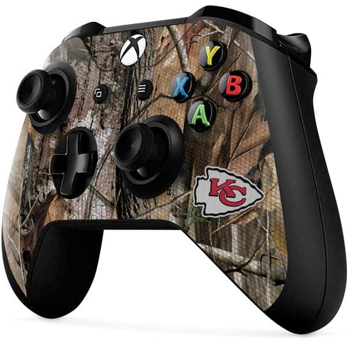 NFL Kansas City Chiefs Realtree AP Camo Xbox One X Controller Skin