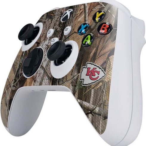 NFL Kansas City Chiefs Realtree AP Camo Xbox Series S Controller Skin