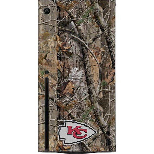 NFL Kansas City Chiefs Realtree AP Camo Xbox Series X Console Skin
