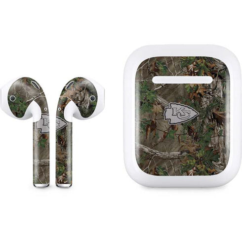 NFL Kansas City Chiefs Realtree Xtra Green Camo Apple AirPods Skin