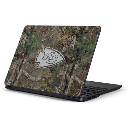 NFL Kansas City Chiefs Realtree Xtra Green Camo Samsung Chromebook Skin
