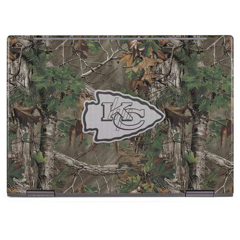 NFL Kansas City Chiefs Realtree Xtra Green Camo HP Envy Skin
