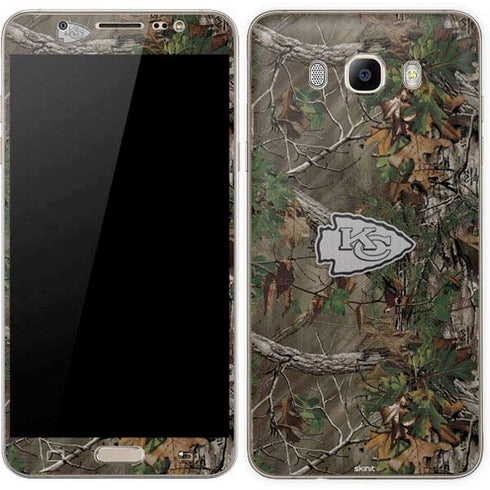 NFL Kansas City Chiefs Realtree Xtra Green Camo Galaxy J7 Skin