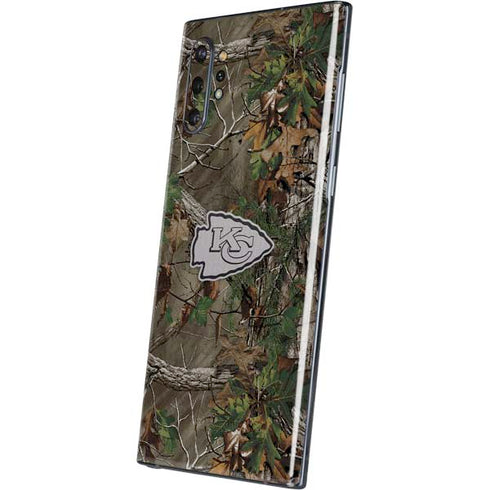 NFL Kansas City Chiefs Realtree Xtra Green Camo Galaxy Note 10 Plus Skin