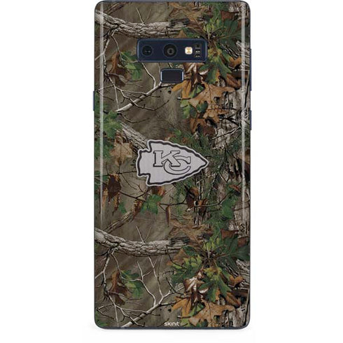 NFL Kansas City Chiefs Realtree Xtra Green Camo Galaxy Note 9 Skin