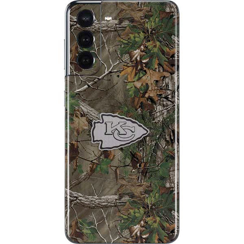 NFL Kansas City Chiefs Realtree Xtra Green Camo Galaxy S21 5G Skin
