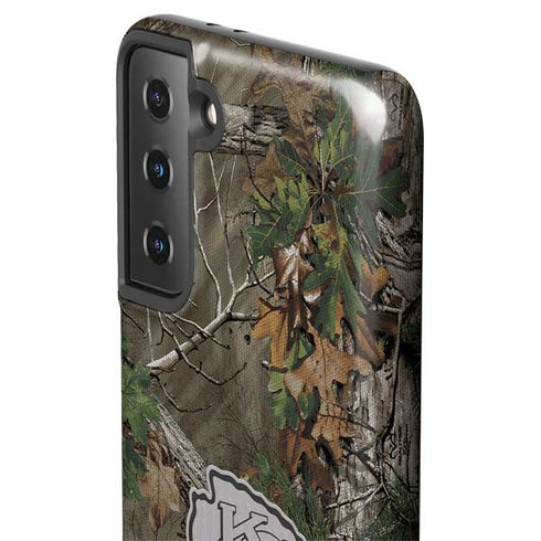 NFL Kansas City Chiefs Realtree Xtra Green Camo Galaxy S21 Plus 5G Pro Case