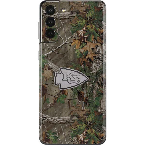 NFL Kansas City Chiefs Realtree Xtra Green Camo Galaxy S21 Plus 5G Skin